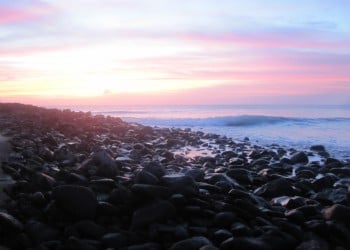 Ecuador, Galapagos, Sunset