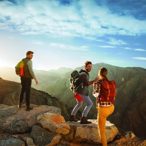 Hiking at Jebel Jais, Ras Al Khaimah